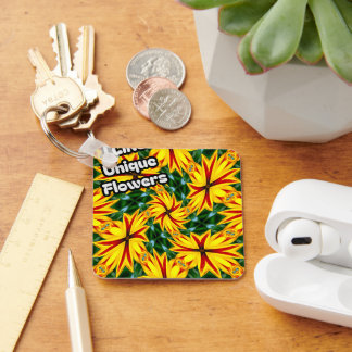 Llavero Me Gustan Las Flores Únicas