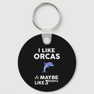 Llavero me gustan las orcas y tal vez como 3 personas alum