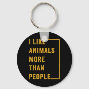 Llavero Me Gustan Los Animales Más Que Las Personas 1