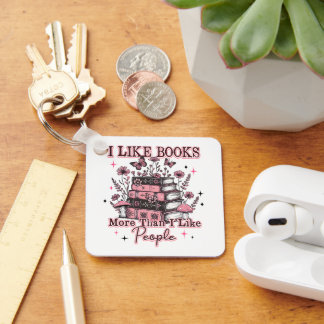 Llavero Me Gustan Los Libros Más Que...