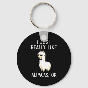 Llavero Me Gustan Mucho Las Alpacas, Ok_ Llama Alpaca