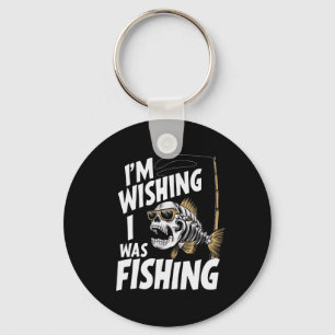 Llavero Me gustaría estar pescando
