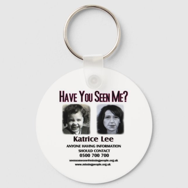 Llavero Me has visto Katrice Lee Keychain (Anverso)