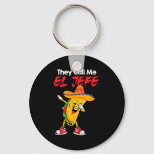 Llavero Me llaman el jefe divertido disfraz de cinco de ma