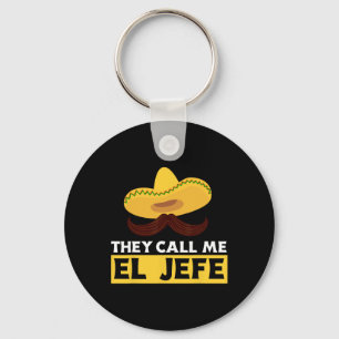 Llavero Me llaman El Jefe Jefe divertido Chef Cocina Mexic