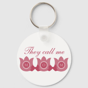 Llavero Me Llaman Keychain De Tulipanes Tapados Por Mamá (