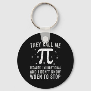 Llavero Me Llaman Símbolo Pi Day Cute Gracioso Groovy