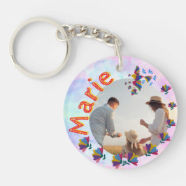 Llavero   'Me lo dijo un pajarito' – editable nombre foto 