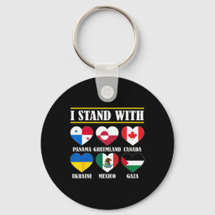 Llavero Me mantengo con Canadá Groenlandia México Panamá G