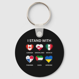 Llavero Me mantengo con Canadá Groenlandia México Panamá G