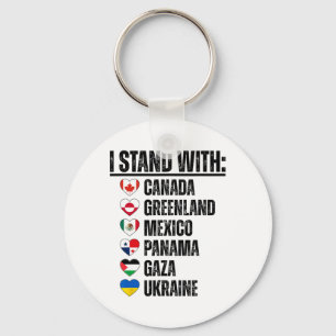 Llavero Me mantengo con Canadá Groenlandia México Panamá G