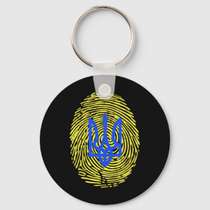 Llavero Me mantengo con Ucrania - Apoyar Ucrania Bandera U