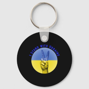 Llavero Me mantengo con Ucrania Bandera ucraniana ucranian