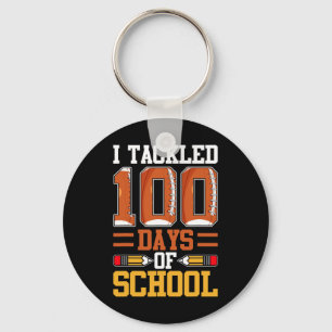 Llavero Me Ocupé De 100 Días De Fútbol Escolar El 100 Día
