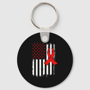 Llavero Me pongo rojo para luchar contra la conciencia de