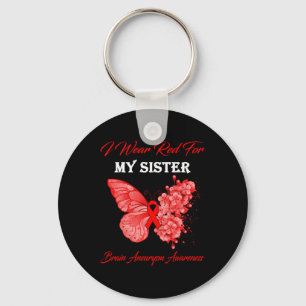 Llavero Me Pongo Rojo Por Mi Hermana Sensibilización Sobre