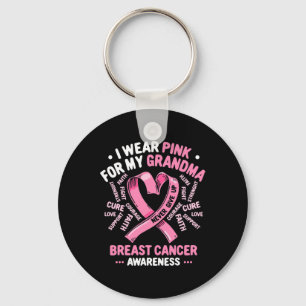Llavero Me pongo rosa por la conciencia del cáncer de mama