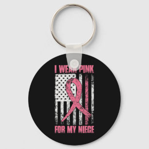 Llavero Me pongo rosa por la conciencia del cáncer de mama