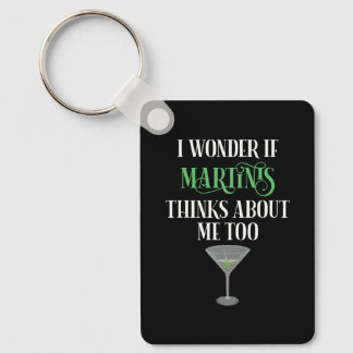Llavero Me pregunto si Martinis piensa en mí también