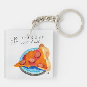 Llavero Me tenías en I Love Pizza