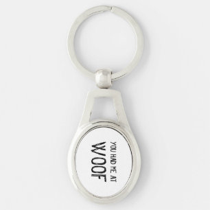 Llavero Me Tenías En Woof Metalizado Keychain