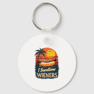 Llavero Me Trague Saucy Wieners Divertido Chiste Adulto Pe