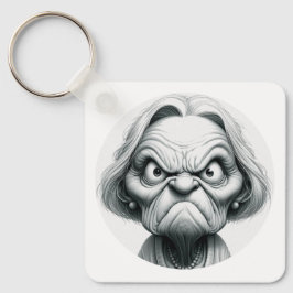 Llavero "Mean Nancy" Aluminum Keychain