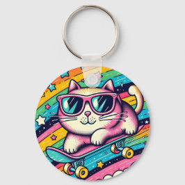 Llavero Meaw Cat Personalizado