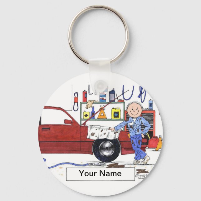 Llavero Mecánico automático - Personalizado masculino por  (Anverso)