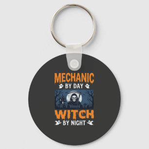 Llavero Mecánico de Halloween de Día Bruja de Noche