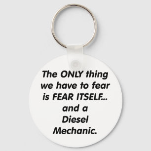 Llavero Mecánico del diesel del miedo
