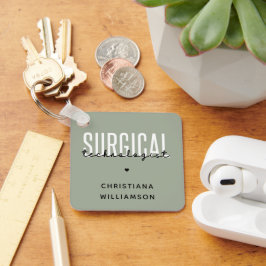 Llavero Med Surg Tech, Tecnólogo Quirúrgico De Nombre Pers