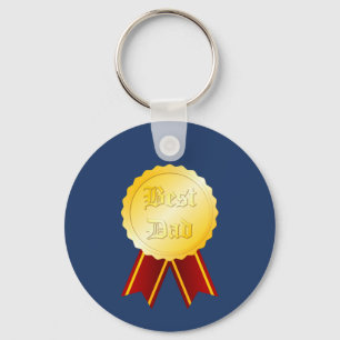 Llavero Medalla Cinta Mejor Papá Día del Padre