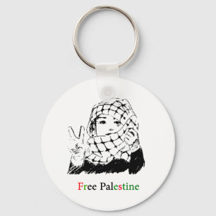 Llavero Medalla libre de Palestina
