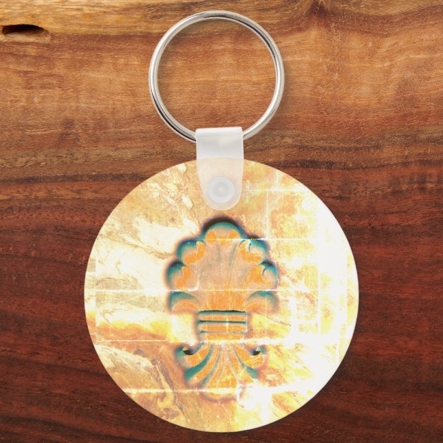 Llavero Medallón de estilo italiano vintage (Anverso)