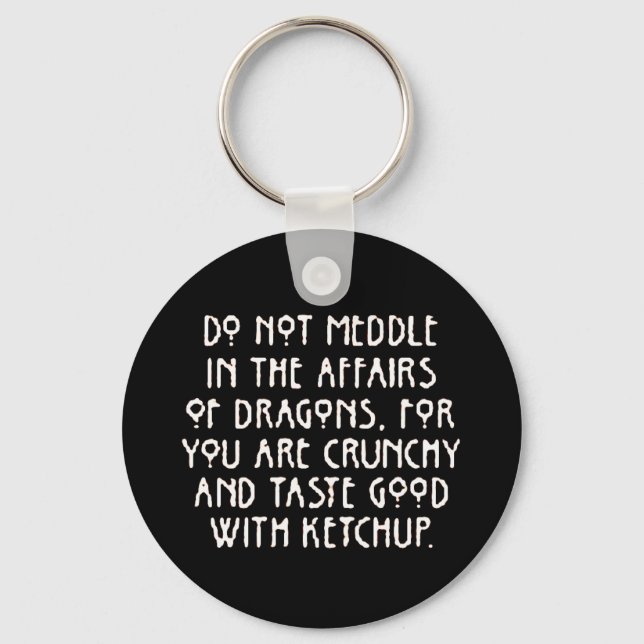 Llavero MeddlewithDragons (Anverso)