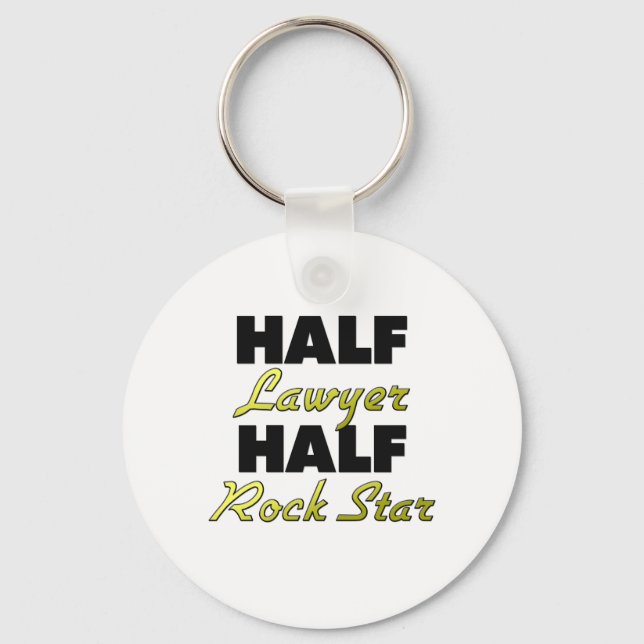 Llavero Media abogada Half Rock Star (Anverso)