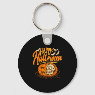 Llavero Media Calavera de calabaza Halloween Horror Spookl