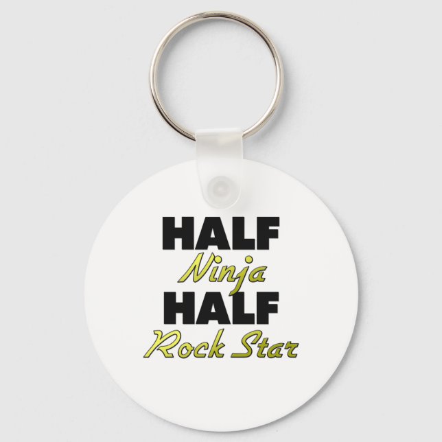 Llavero Media estrella de rock Ninja (Anverso)