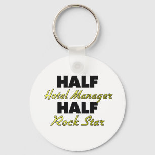 Llavero Media estrella del rock del encargado de hotel