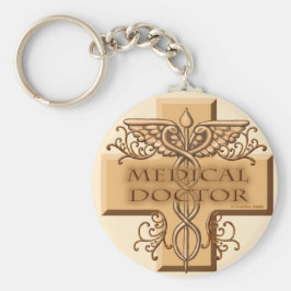 Llavero MÉDICA de MD Caduceus Keychain