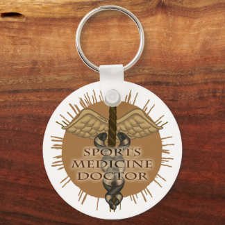 Llavero Médica de Medicina Deportiva Caduceus keychain