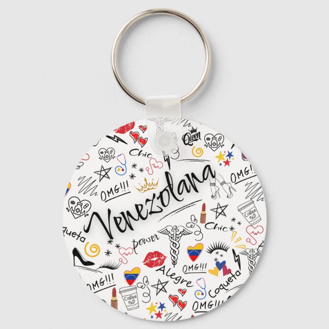 Llavero Médica General Venezolana | Orgullo Profesional ve (Anverso)