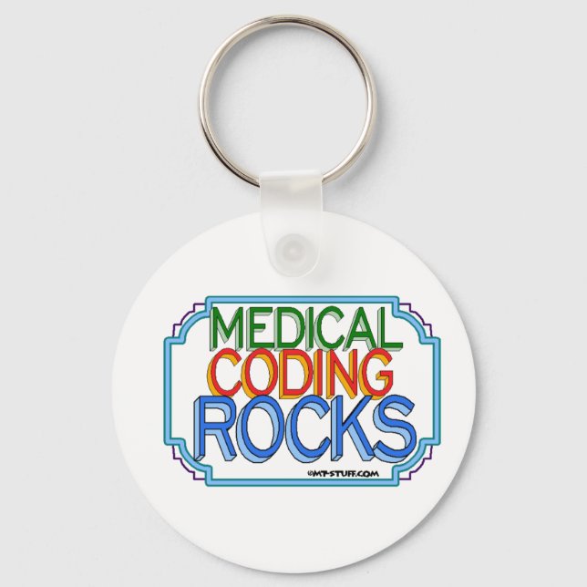 Llavero Medical Coding Rocks (Anverso)