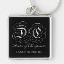 Médico de plata de las letras del pergamino de la