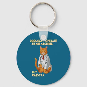 Llavero Médico Medicina Gato Médico Gato Divertido 