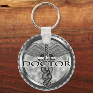 Llavero Médico plateado