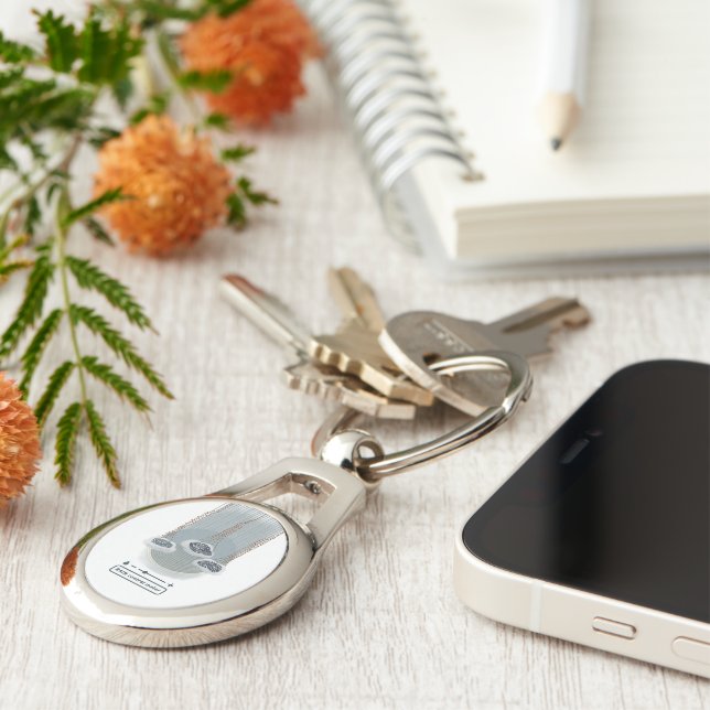 Llavero medidor de control objet_2_rain metalizado (Lateral)