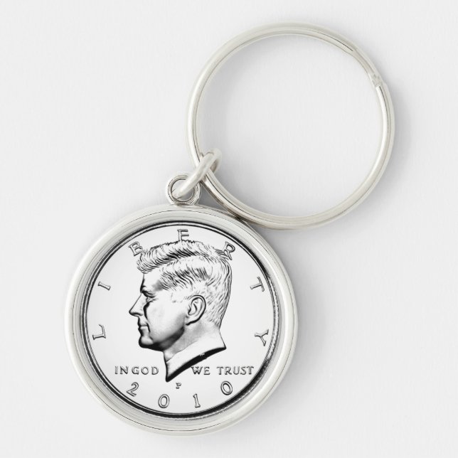 LLAVERO MEDIO DÓLAR DE KENNED (Frente)