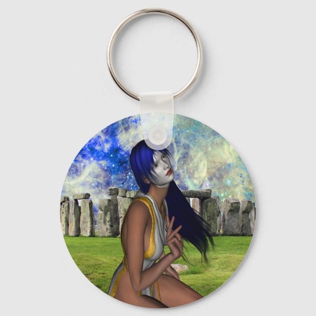 Llavero Meditación de Stonehenge (Anverso)